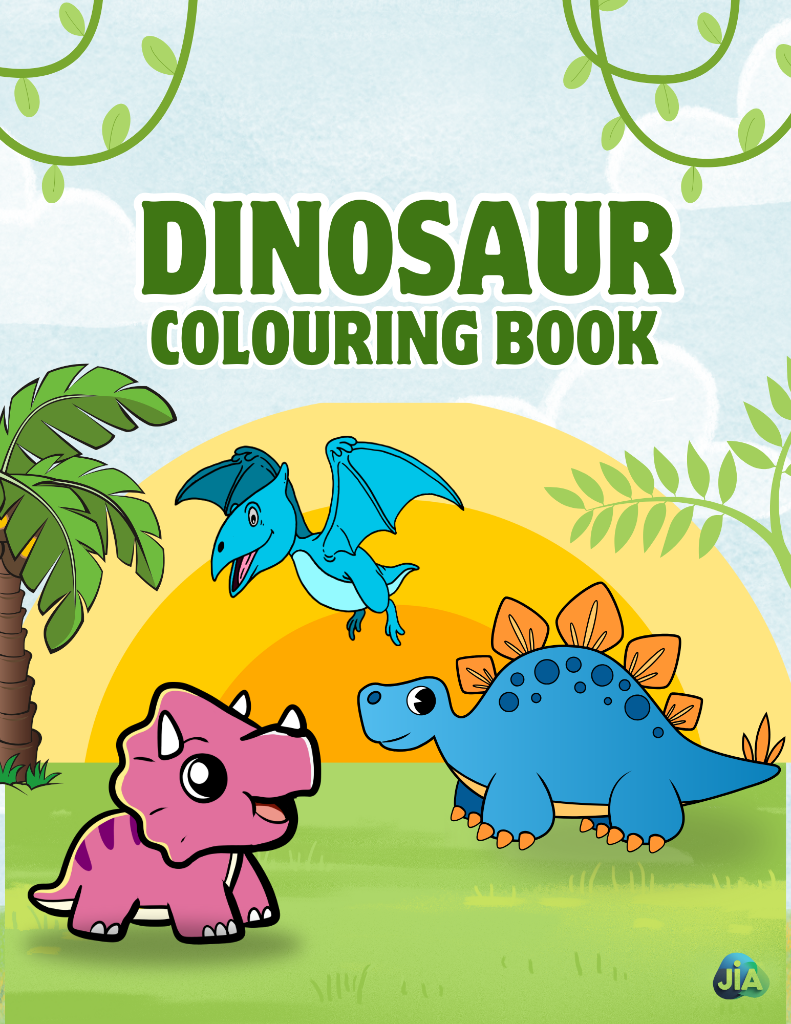 DINOSAUR COLOURING BOOK